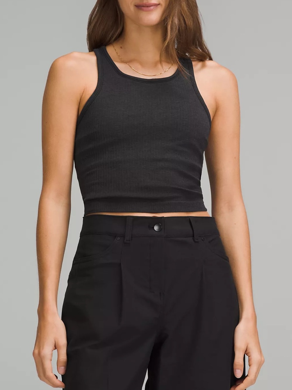 Lululemon Ebb to Street Cropped Racerback Tank Top